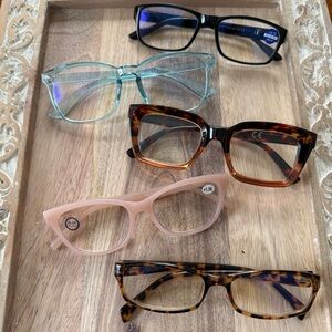 ✨ Bundle of 5 Blue Light Blocking Reader Glasses ✨